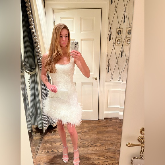 Nadine Merabi White Evie Dress - Picture 2 of 3